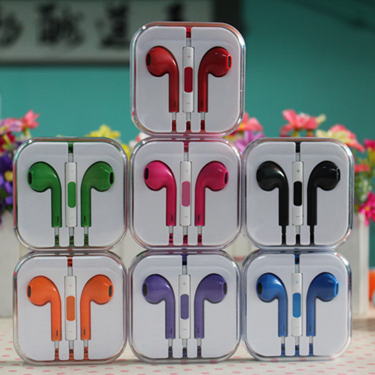 多种颜色的苹果iphone5耳机KD15-021
